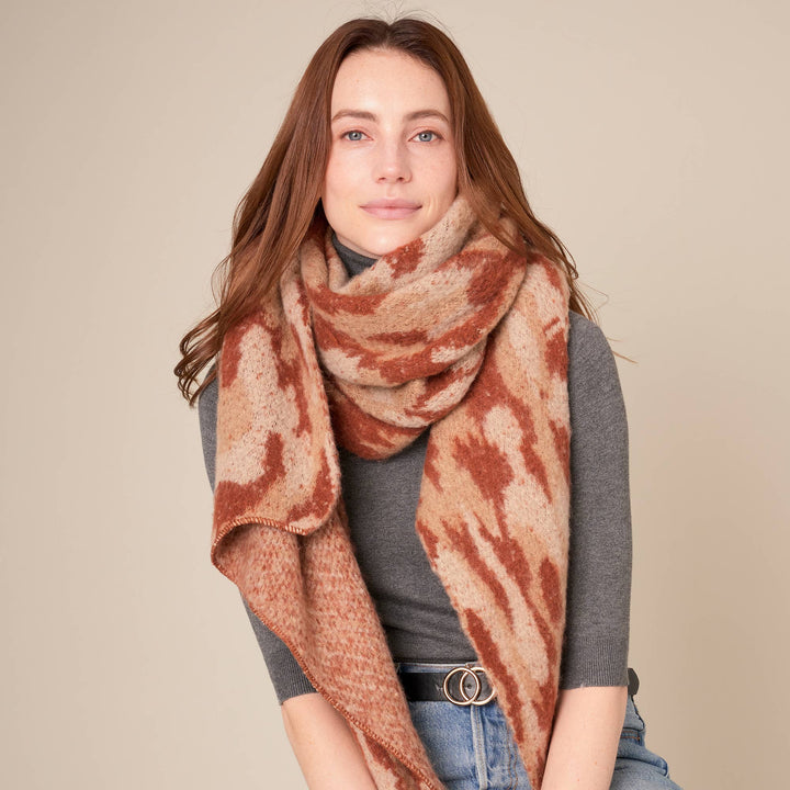 Camouflage Print Soft Scarf