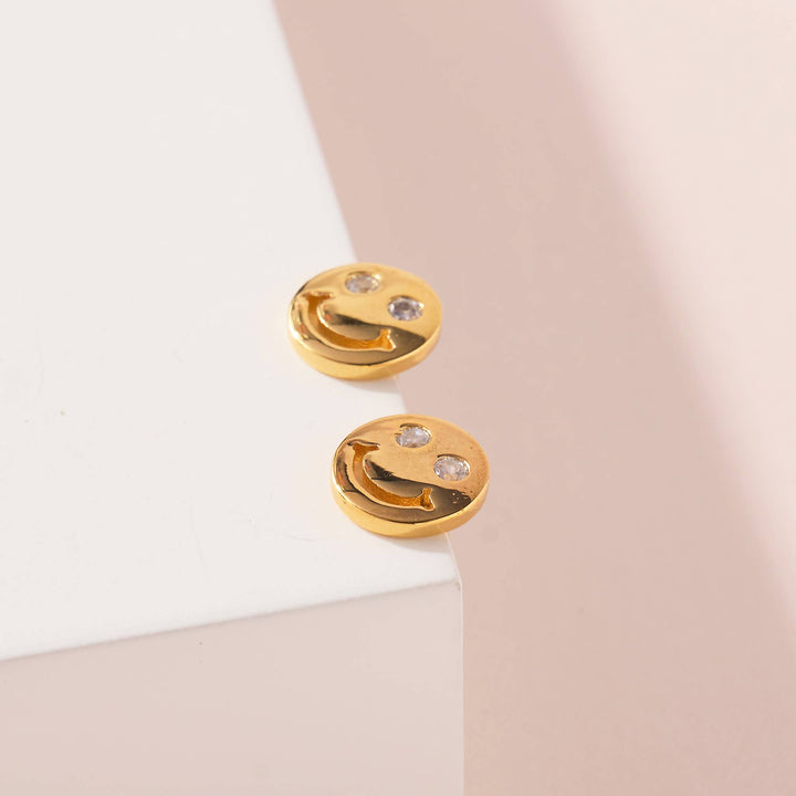 Smiley Face Stud Earrings