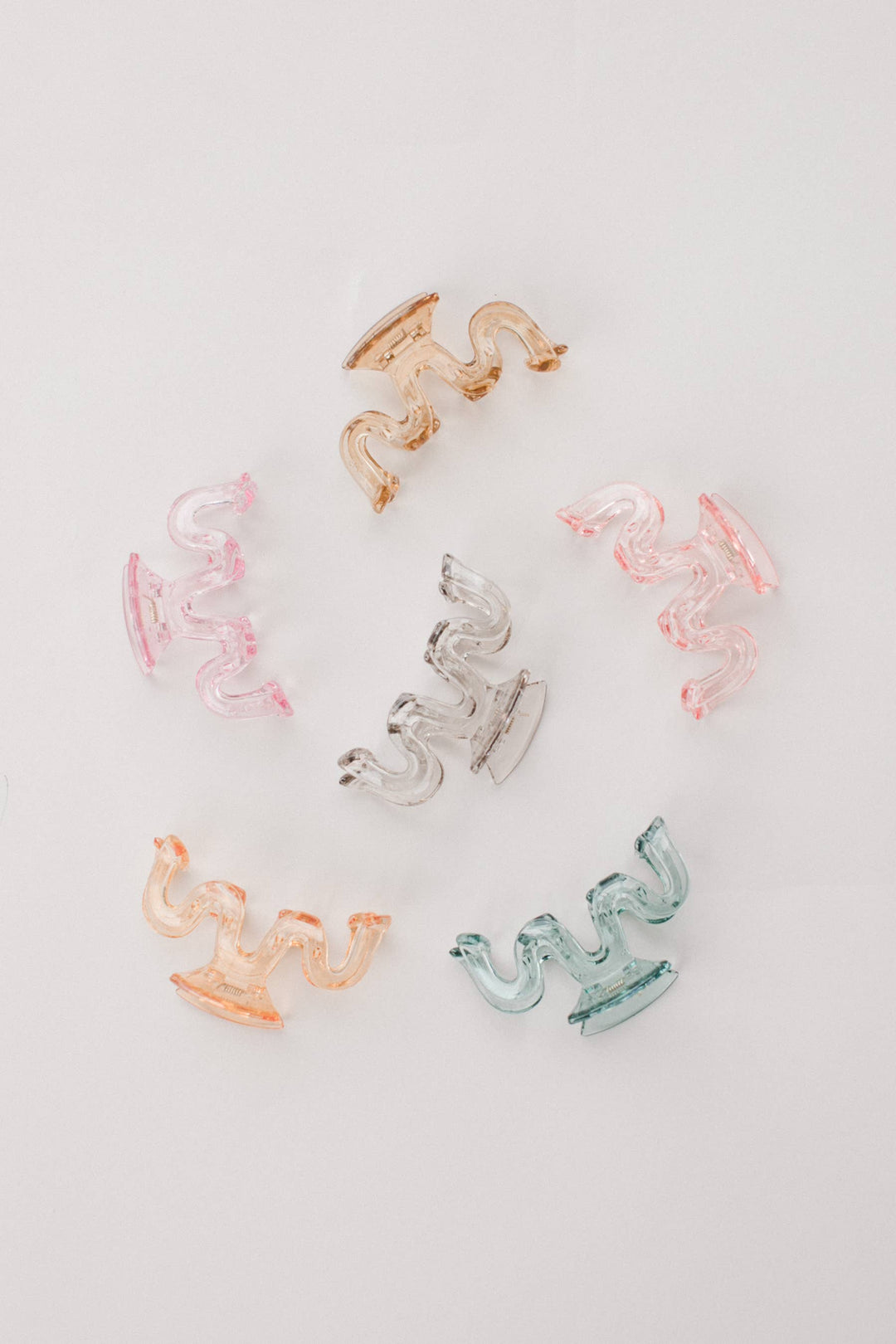 Clear Wavy Hair Clip