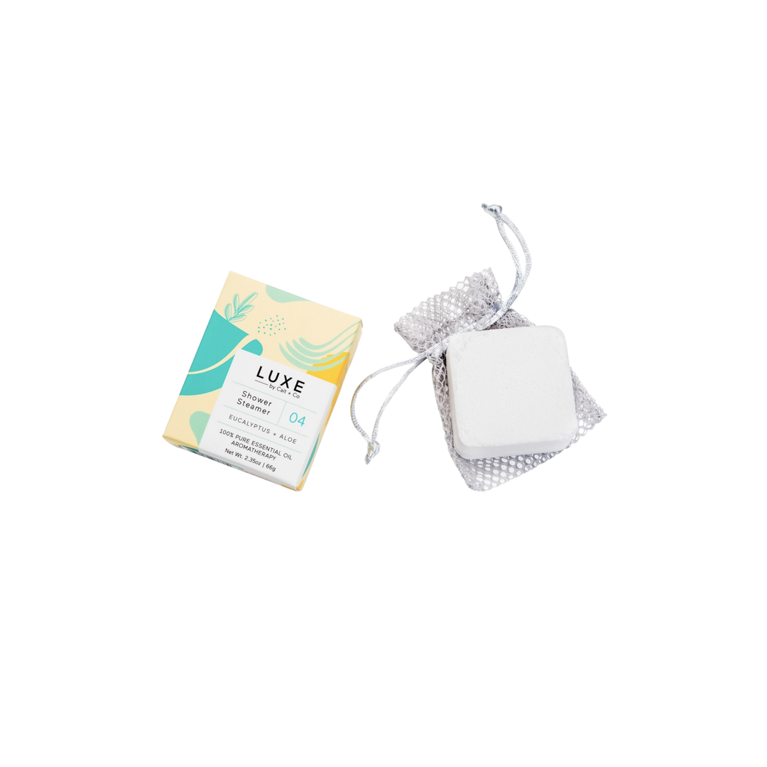 Luxe Eucalyptus + Aloe Shower Steamer Fizzy Bomb