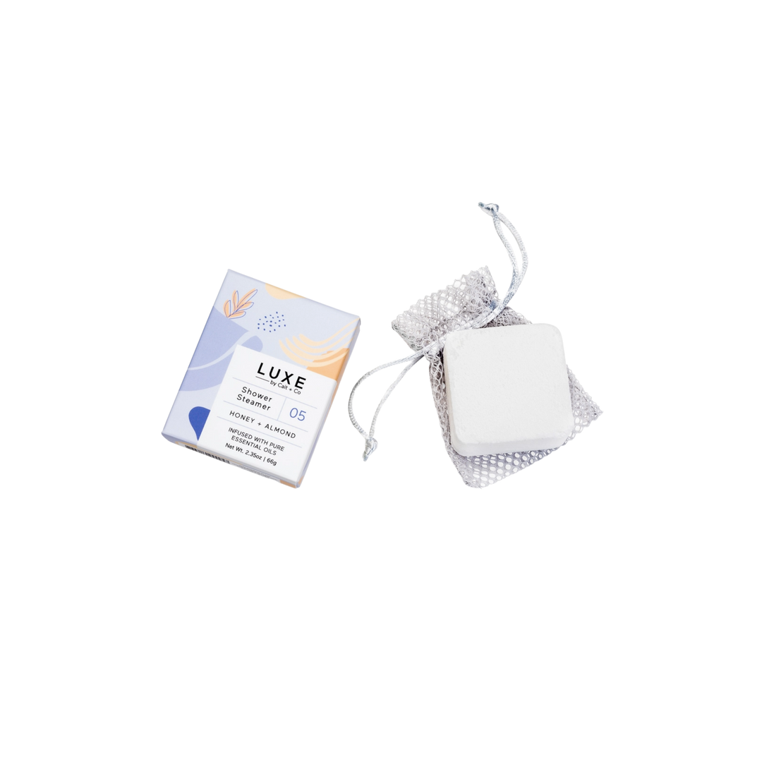 Luxe Honey + Almond Shower Steamer Fizzy Bomb