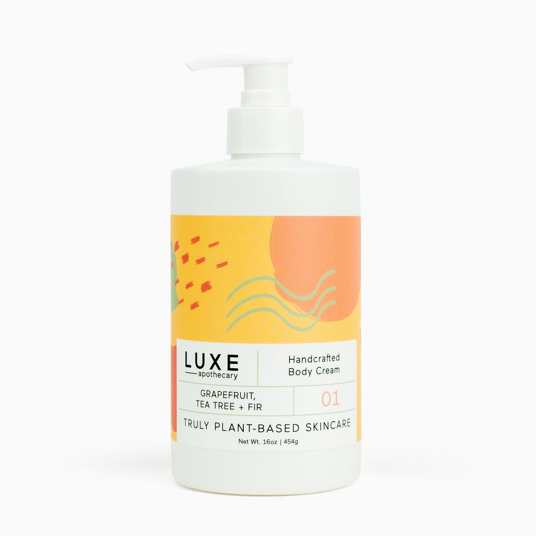 Luxe Grapefruit, Tea Tree + Fir Shea Butter Body Cream Lotion
