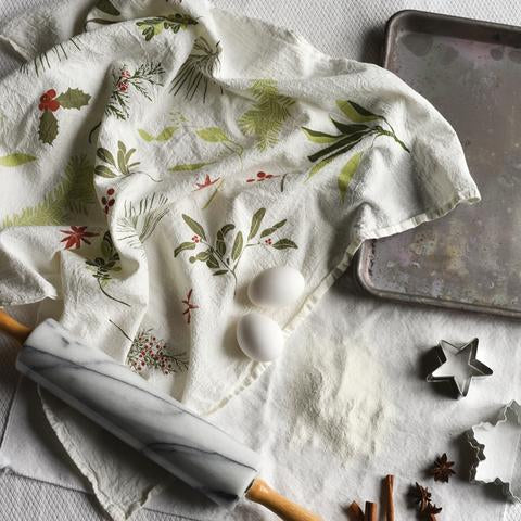 Boughs and Berries Kitchen Towel