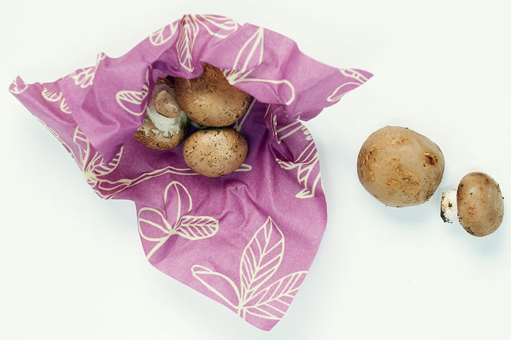 Set of 3 Assorted Wraps, in Clover Print Bee's Wrap