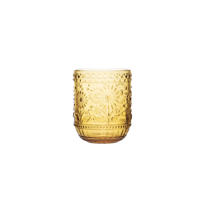 Embossed Drinking Glass