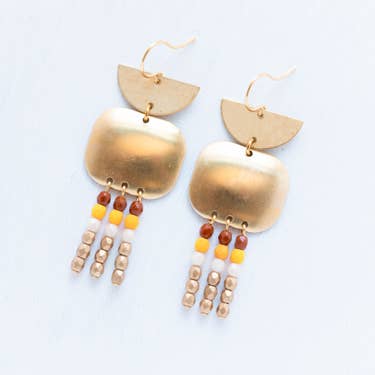 Long Fringed Earrings