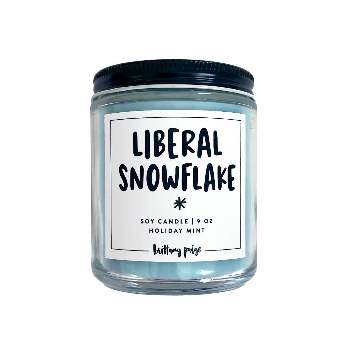 Liberal Snowflake Candle