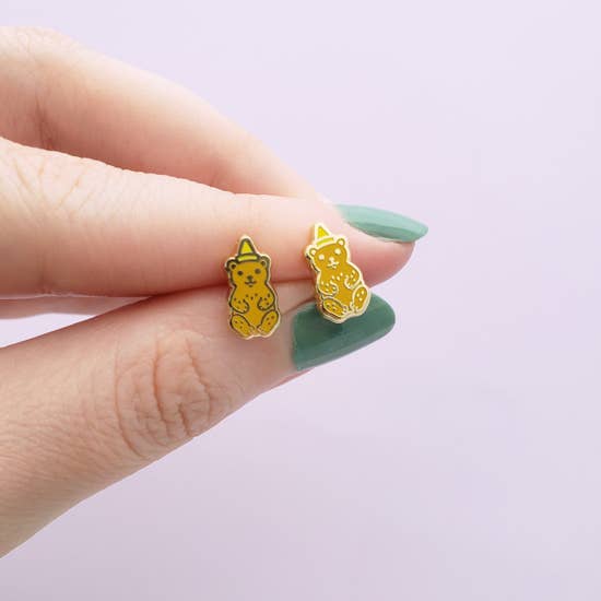 Honey Bear Earrings