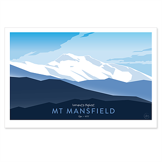 Mt Mansfield 12.5x19" print