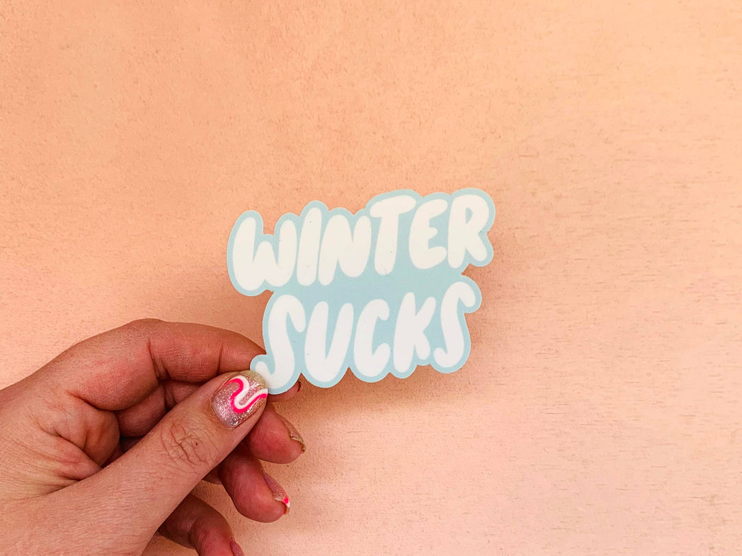 Winter Sucks Sticker