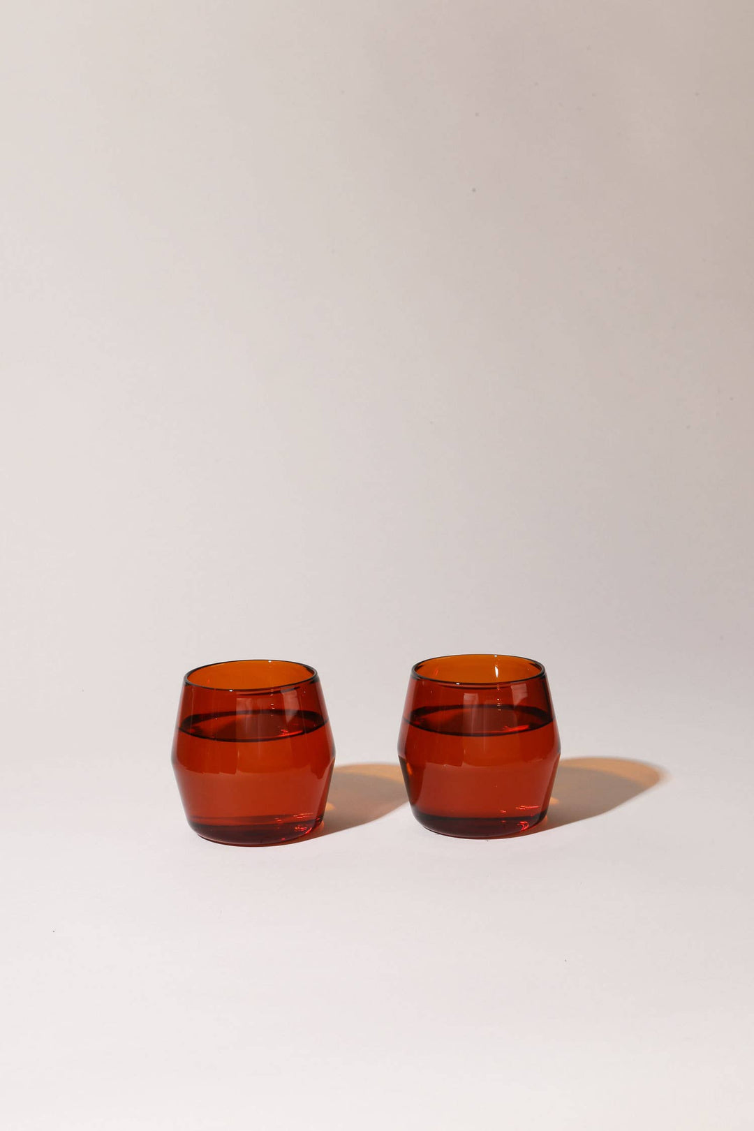 6 oz Century Amber Glass Set