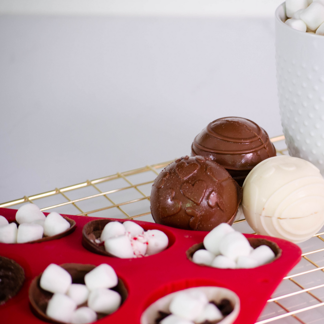 I Heart Cocoa Bombs Silicone Mold