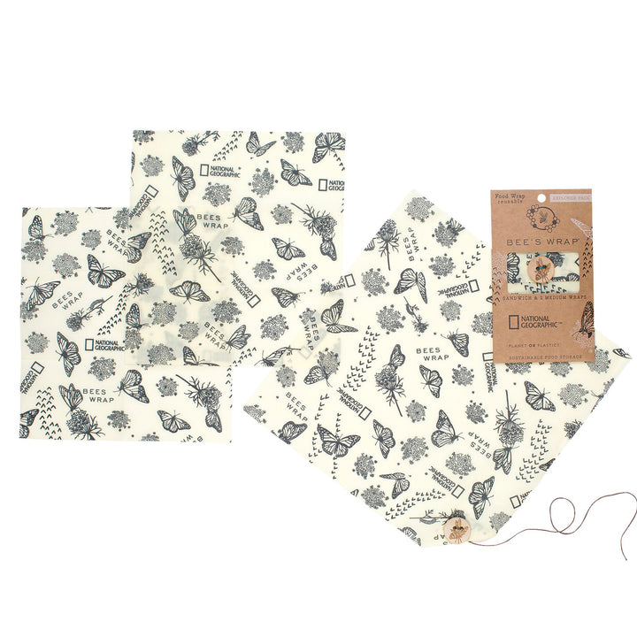 Explorer Pack In National Geographic Print  Bee's Wrap