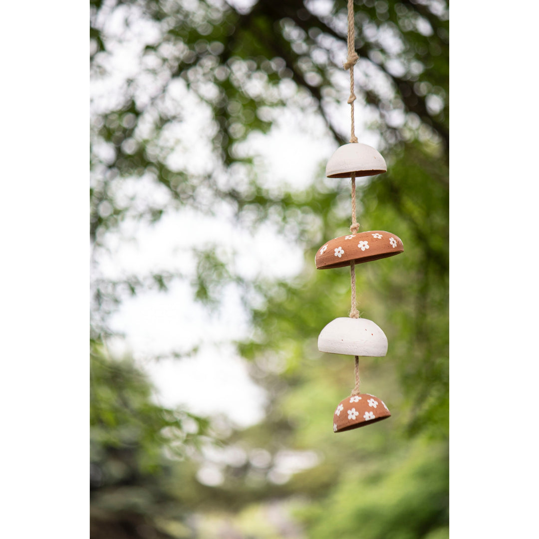 Alden Terracotta Moon Chimes