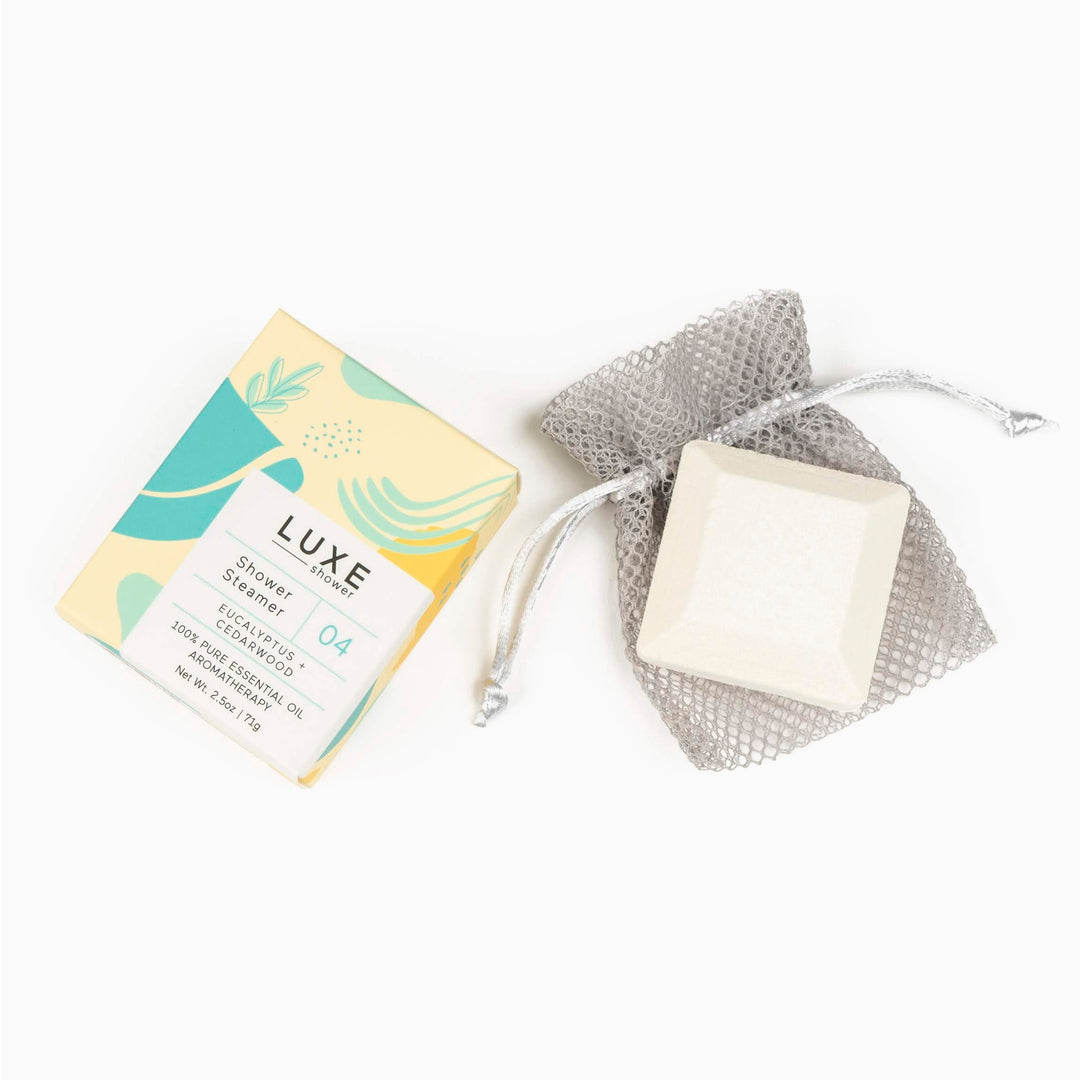 Luxe Eucalyptus + Cedarwood Shower Steamer Fizzy Bomb