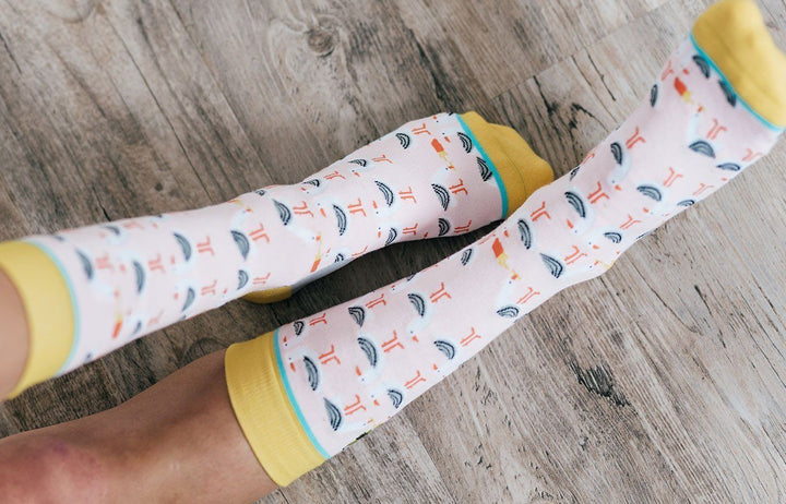 French Gulls and Sea Fries Crew Socks