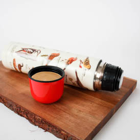 Garden Birds Thermos Flask