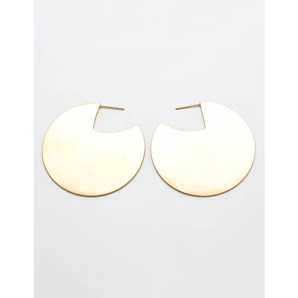 Geometric Circle Dangle Earrings