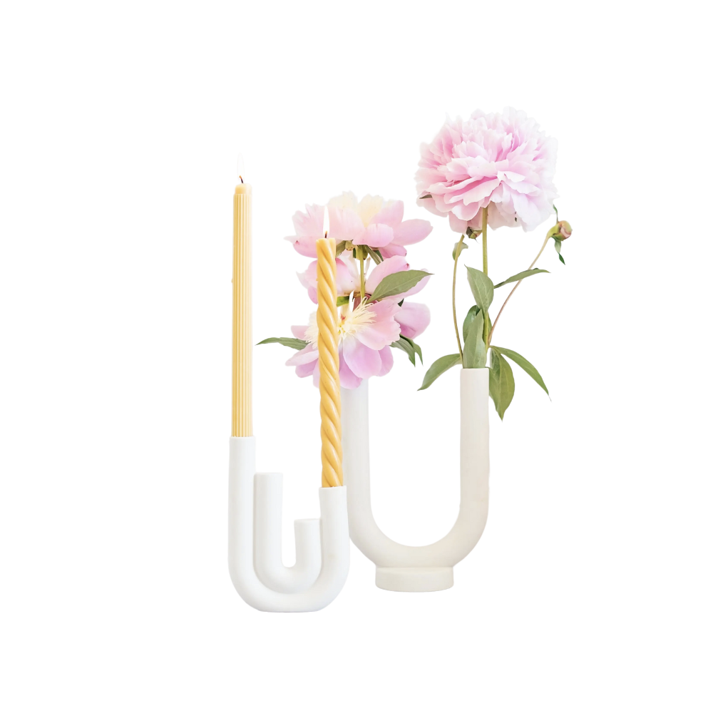 Ceramic Candlestick Holder