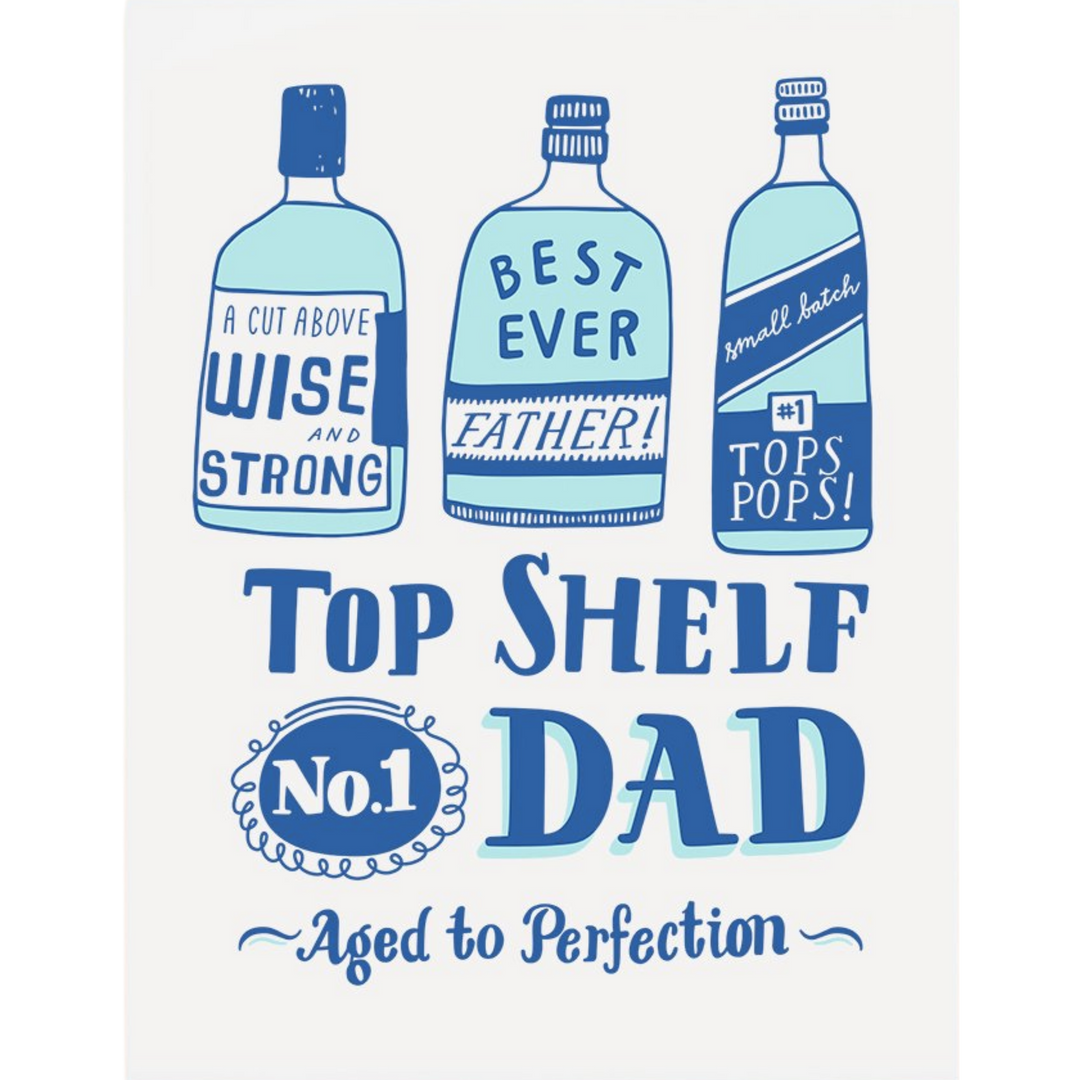 Top Shelf Dad Card
