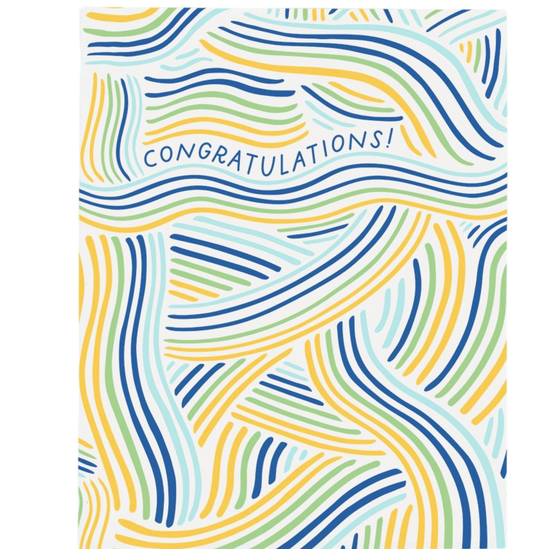 Wave Congrats Card