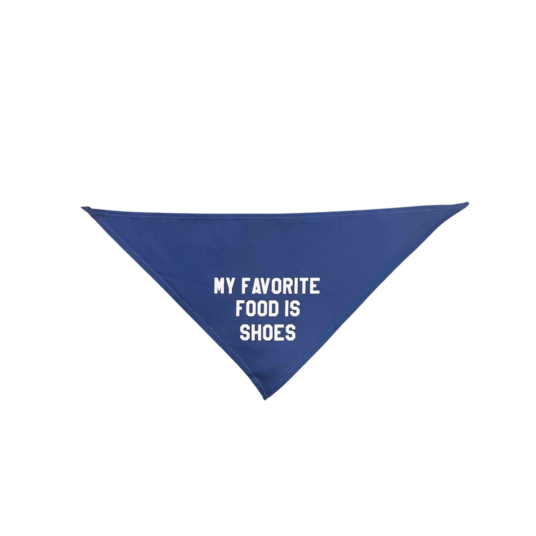 My Favorite Food Is Shoes Pet Bandana