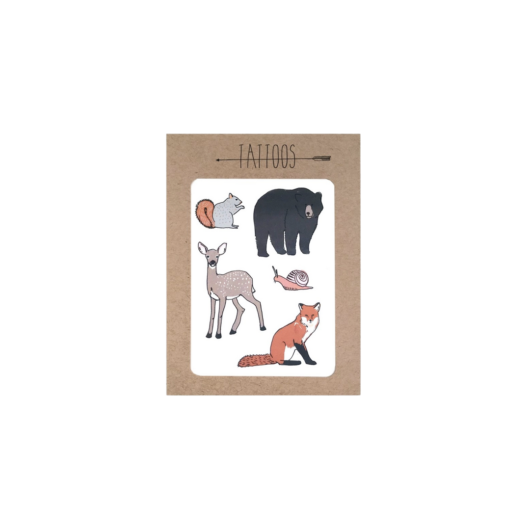 Tattoo / Forest Temporary Tattoos Pack