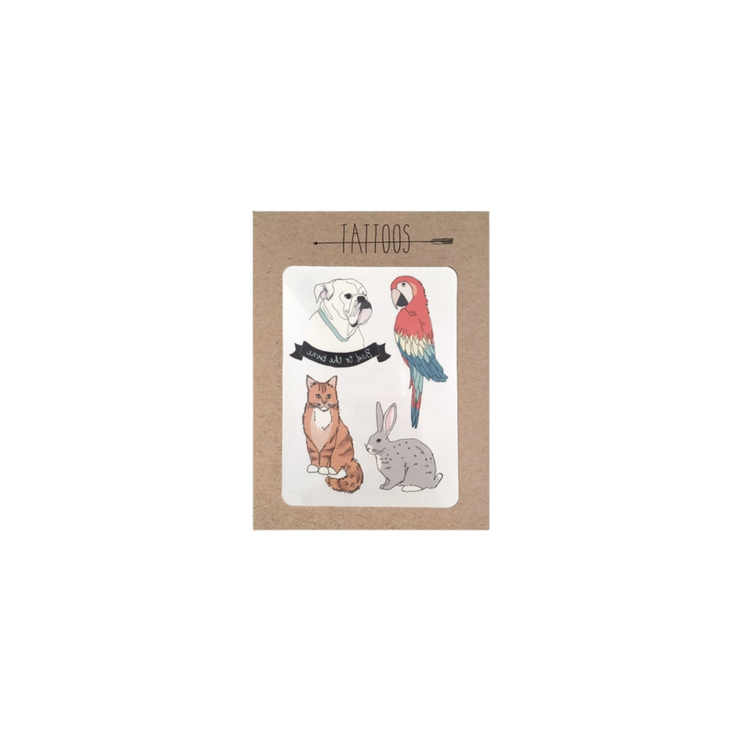Pet Temporary Tattoos Pack