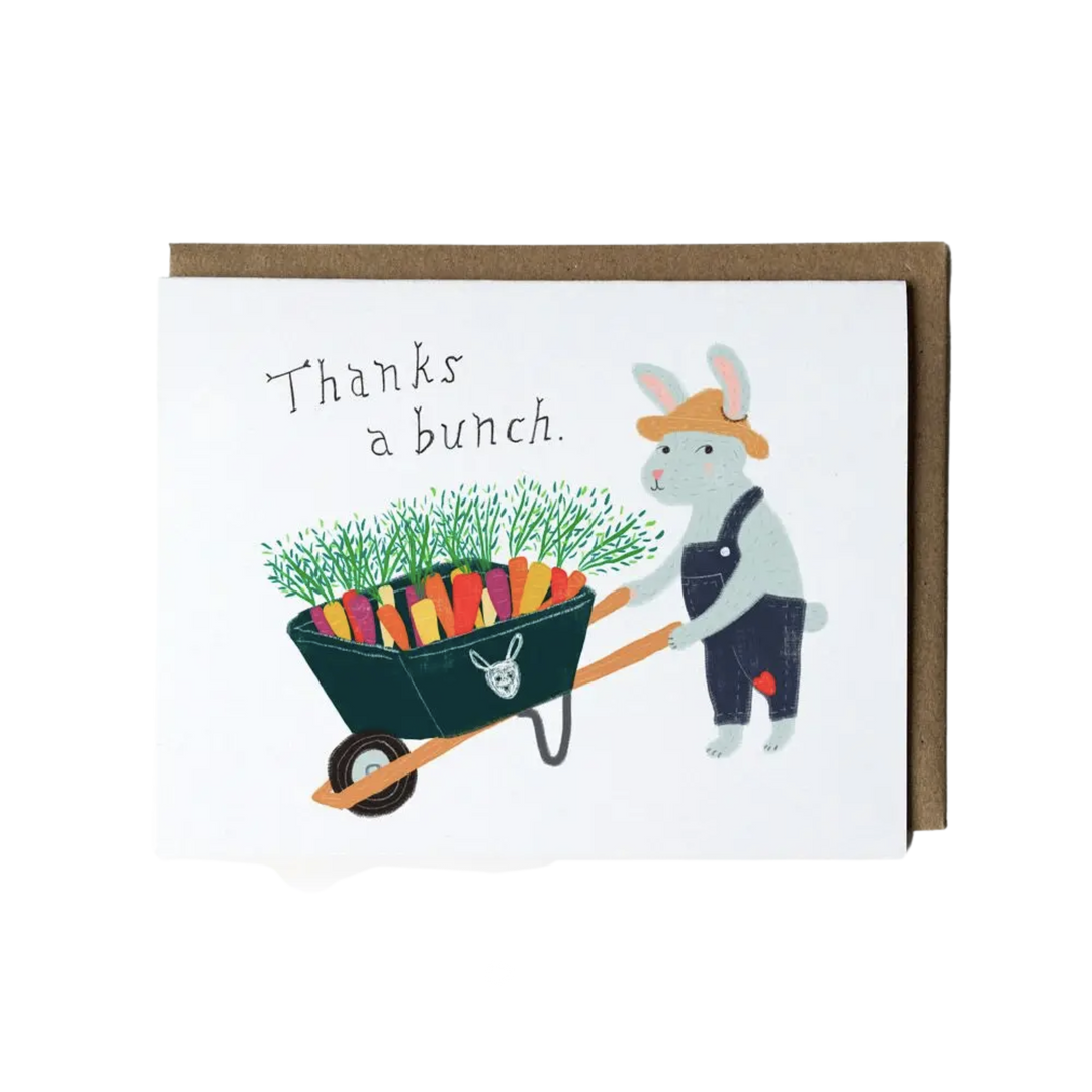 Carrot Bunch Thank You Card