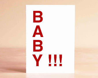 Baby!!! card