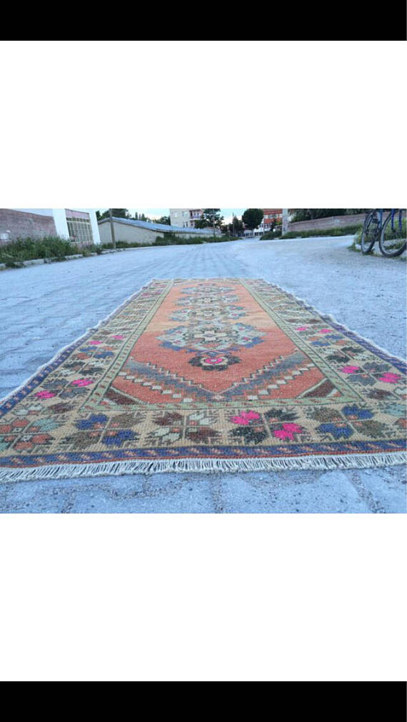 Vintage Handmade Turkish Rug $650