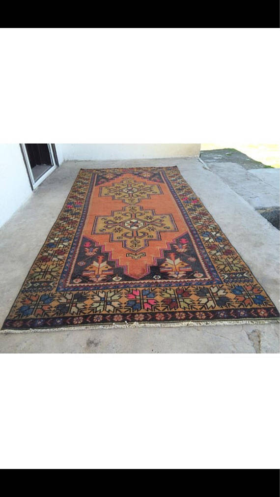 Vintage Handmade Turkish Rug $470