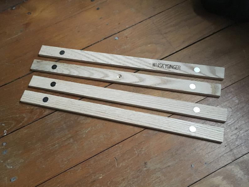 Wooden Poster Hanger - Oak 7 inches