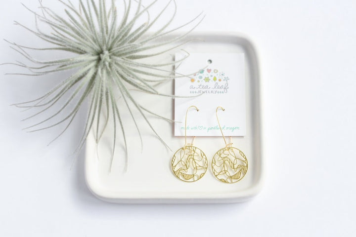 Retro Boomerang Earrings