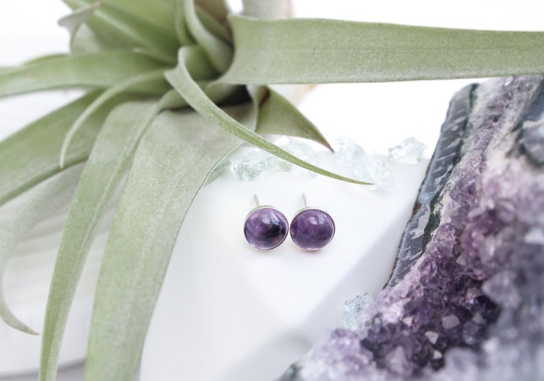 Amethyst Stone Earrings