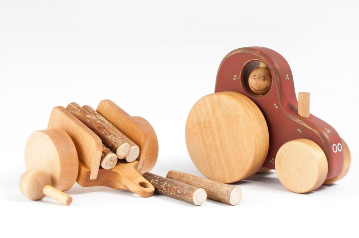 Wooden Tractor Toy