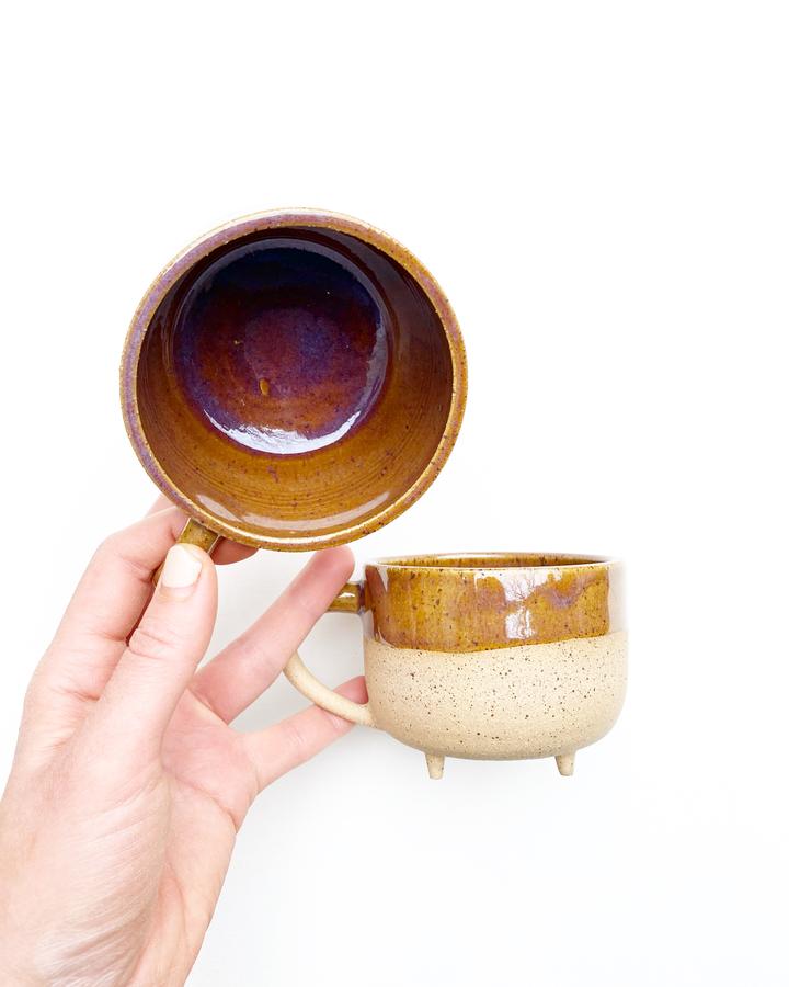 Speckled Footed Mug