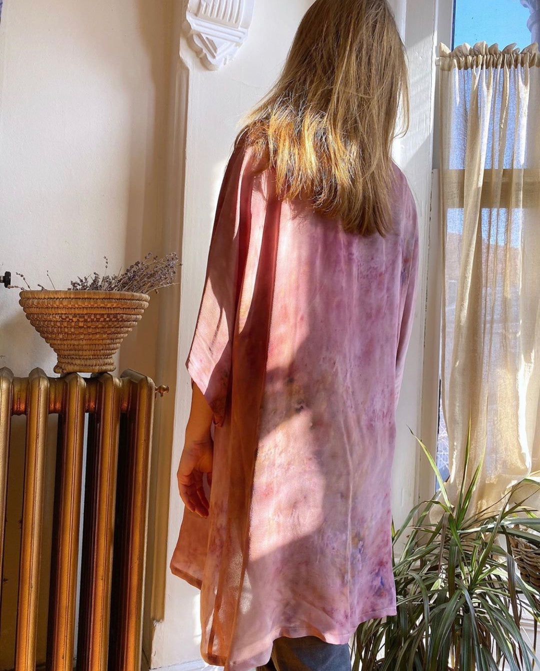 Silk robe