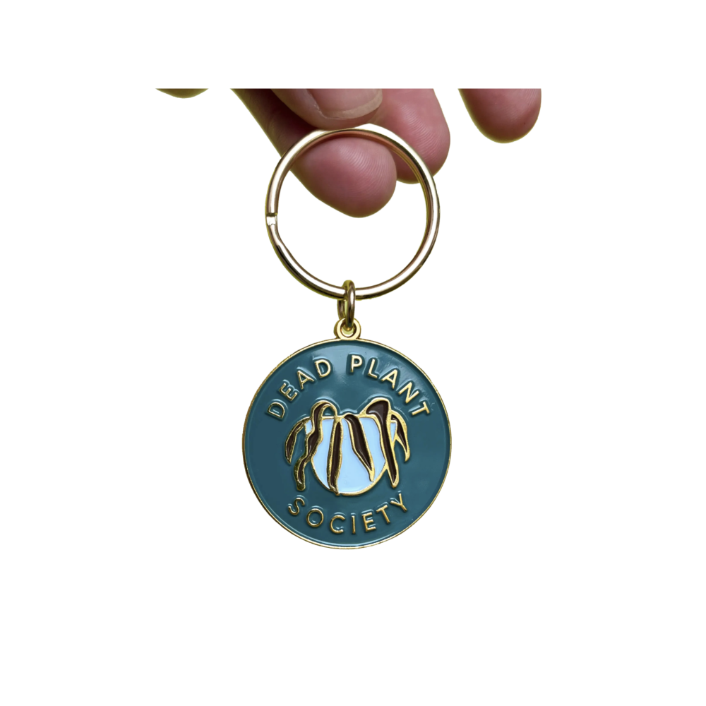 Dead Plant Society Enamel Keychain