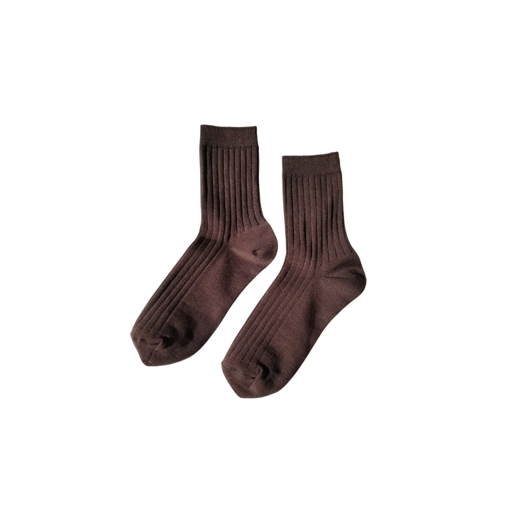 Her Socks - Mercerized Combed Cotton Rib