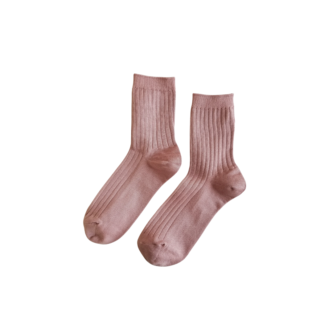 Her Socks - Mercerized Combed Cotton Rib