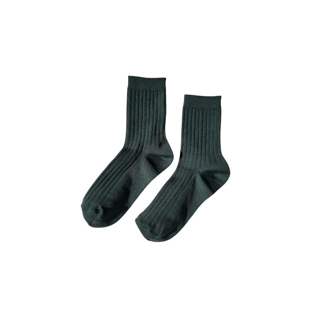 Her Socks - Mercerized Combed Cotton Rib