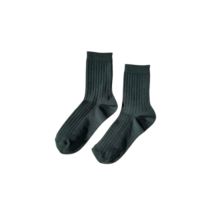 Her Socks - Mercerized Combed Cotton Rib