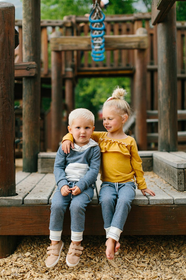 Mustard Ruffle Sweater