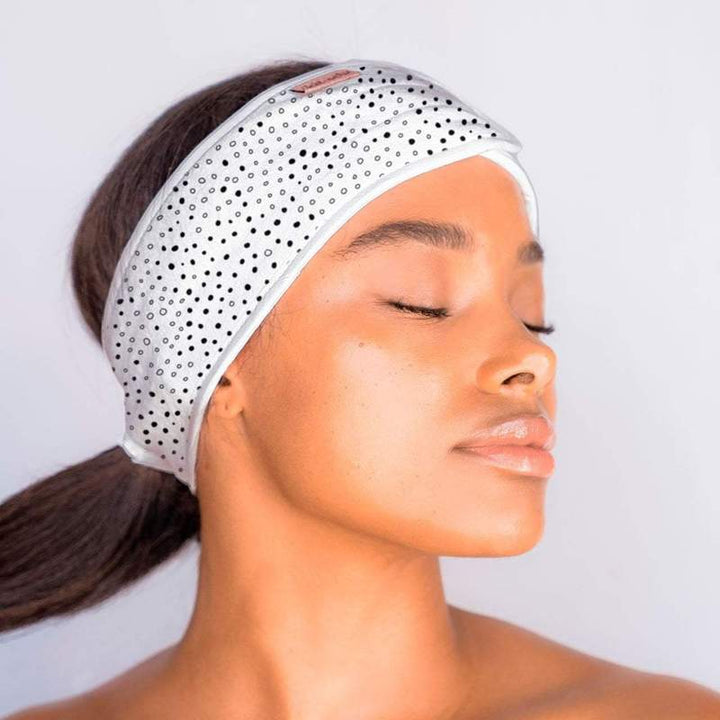 Microfiber Spa Headband - Micro Dot