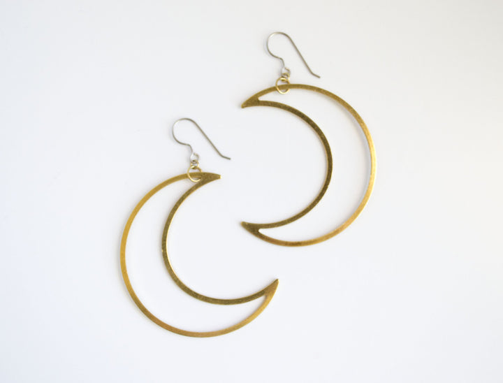 Moon Dangle Earrings