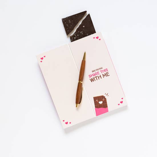 I Love You More Than Chocolate Card