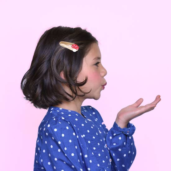 Mushroom Hair Clips