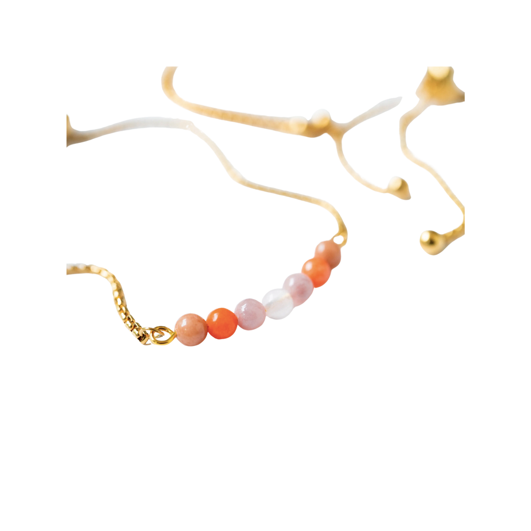 Adjustable Gold Plated Bolo Chain Bracelet