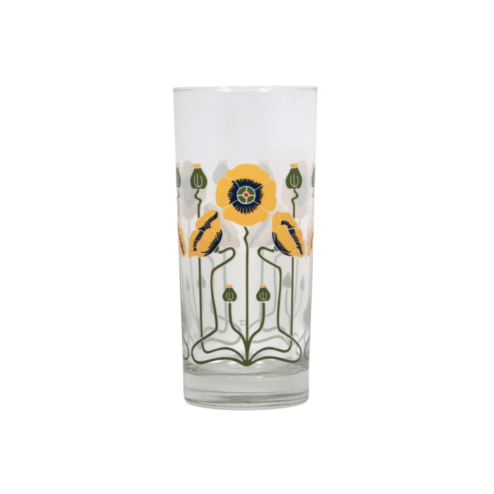Flower Collins Glass